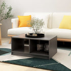 Coffee table 75x50x33.5 cm solid pine wood grey