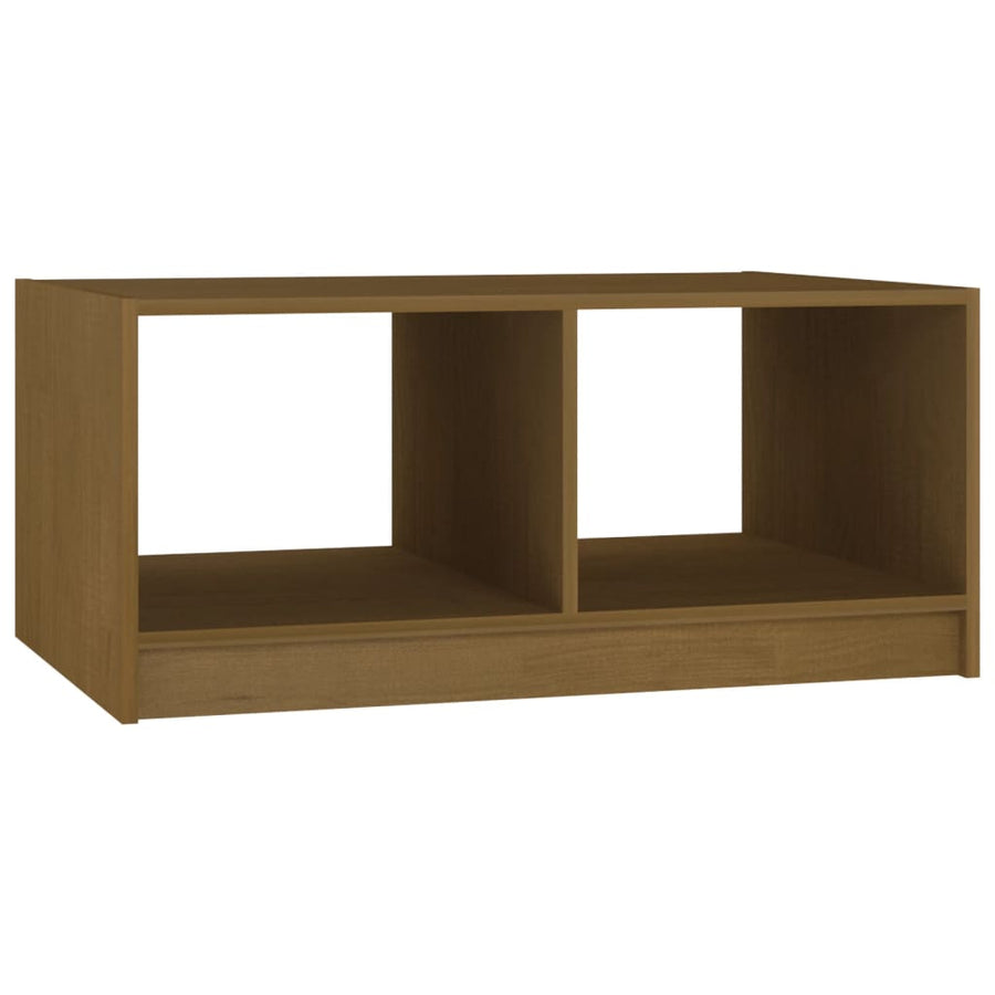 Salontafel 75X50X33,5 Cm Massief Grenenhout Honingbruin