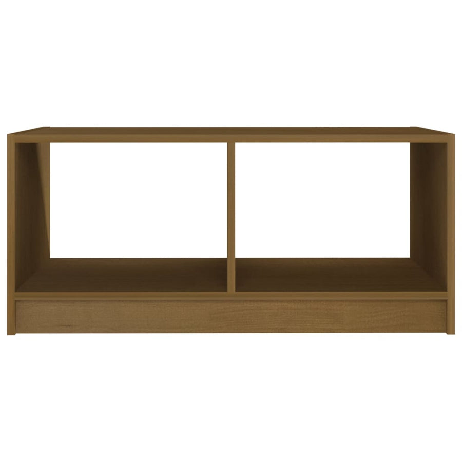 Salontafel 75X50X33,5 Cm Massief Grenenhout Honingbruin