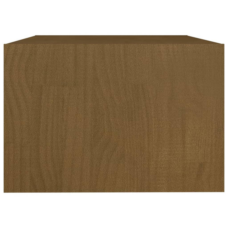 Salontafel 75X50X33,5 Cm Massief Grenenhout Honingbruin