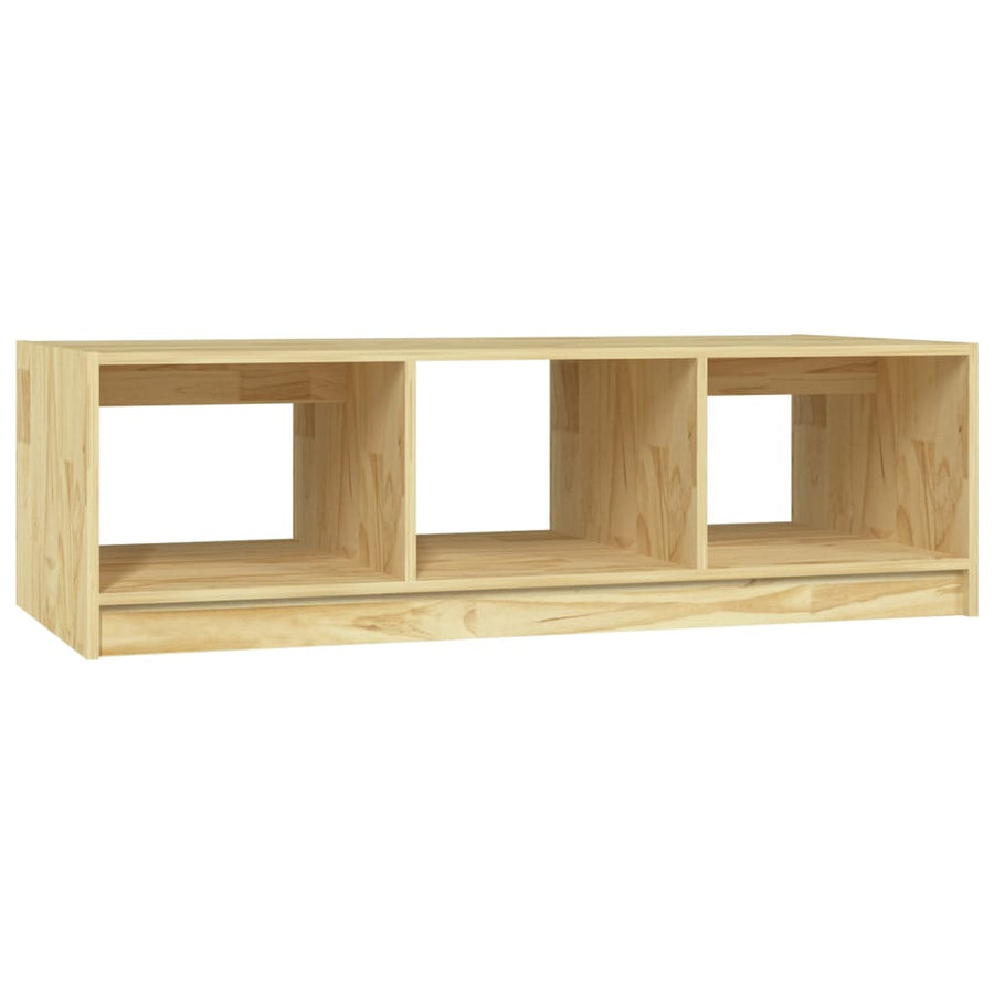 Salontafel 0X50X34 Cm Massief Vurenhout Naturel
