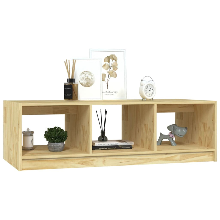 Salontafel 0X50X34 Cm Massief Vurenhout Naturel