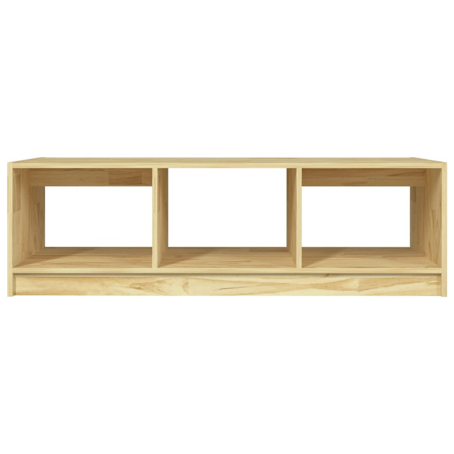 Salontafel 0X50X34 Cm Massief Vurenhout Naturel