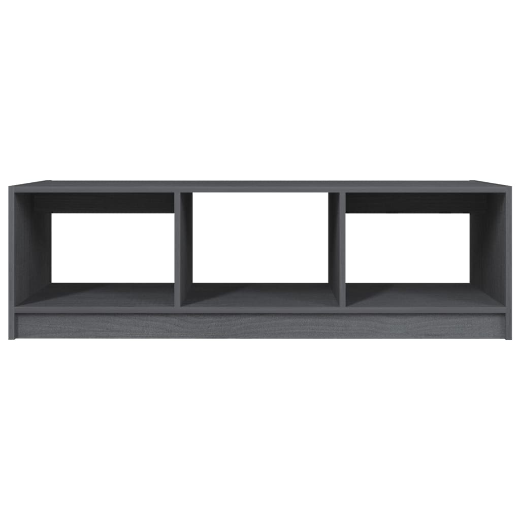 Salontafel 0X50X34 Cm Massief Grenenhout Grijs