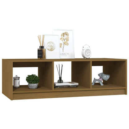 Salontafel 0X50X34 Cm Massief Grenenhout Honingbruin