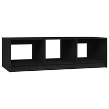 Salontafel 0X50X34 Cm Massief Grenenhout Zwart