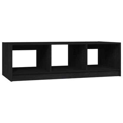 Salontafel 0X50X34 Cm Massief Grenenhout Zwart