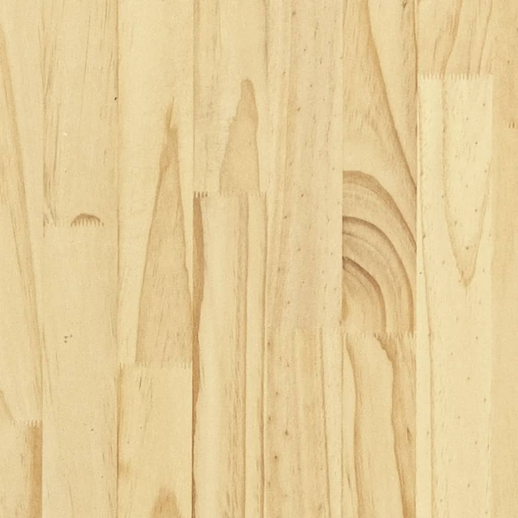 Bedframe Massief Hout Small Single 75 x 190 cm Naturel