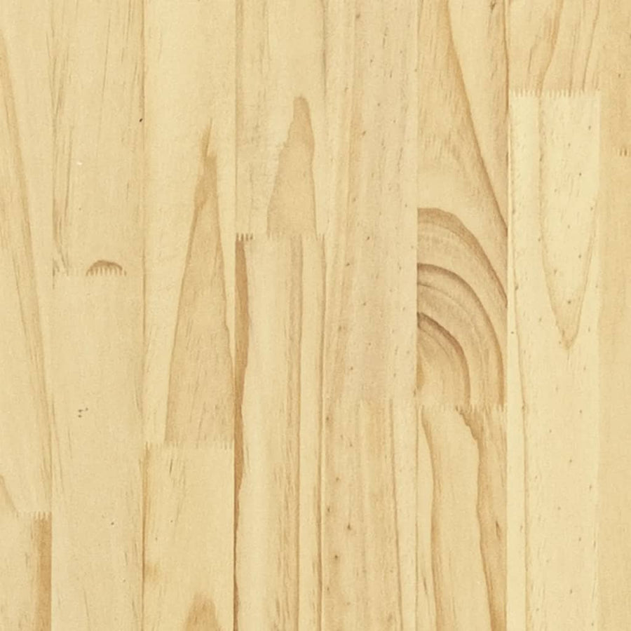 Bedframe Massief Hout Small Single 75 x 190 cm Naturel