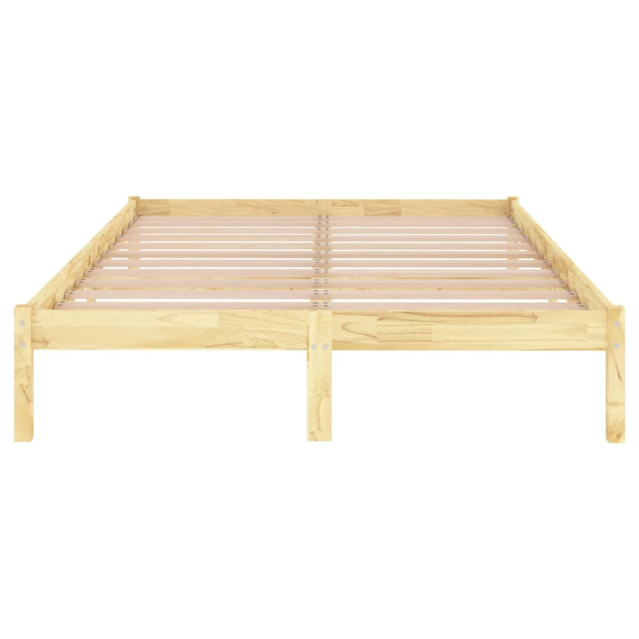 Bedframe Massief Grenenhout 160 x 200 cm Naturel