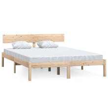 Bedframe Massief Grenenhout 120 x 200 cm Naturel