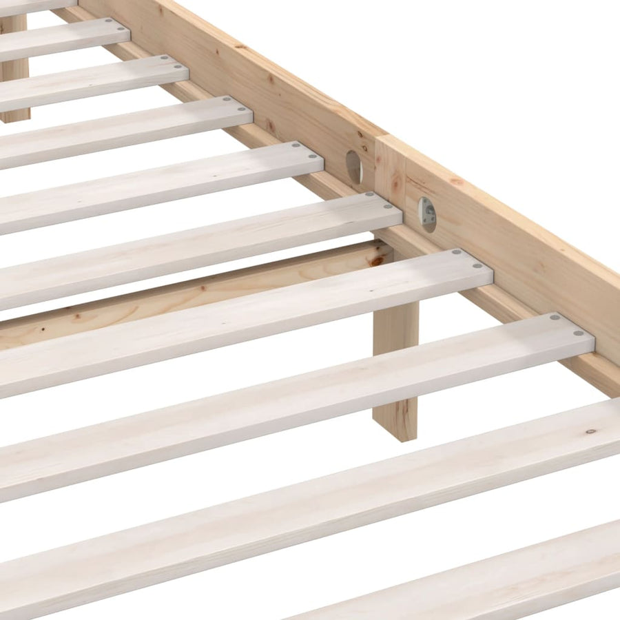 Bedframe Massief Grenenhout Uk Super King 180 x 200 cm Naturel