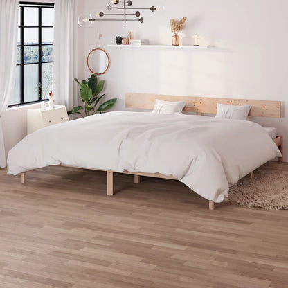 Bedframe Massief Grenenhout Uk Super King 180 x 200 cm Naturel
