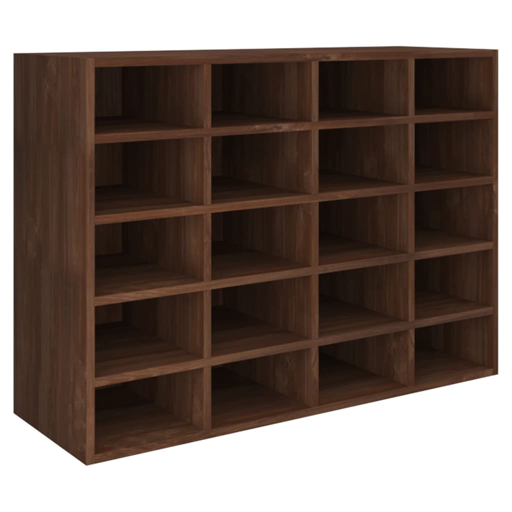 Schoenenrek 92X30X67,5 Cm Bewerkt Hout Bruin Eikenkleur