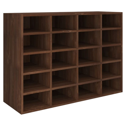Schoenenrek 92X30X67,5 Cm Bewerkt Hout Bruin Eikenkleur