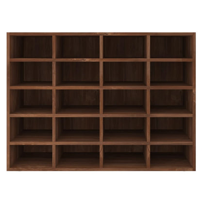 Schoenenrek 92X30X67,5 Cm Bewerkt Hout Bruin Eikenkleur