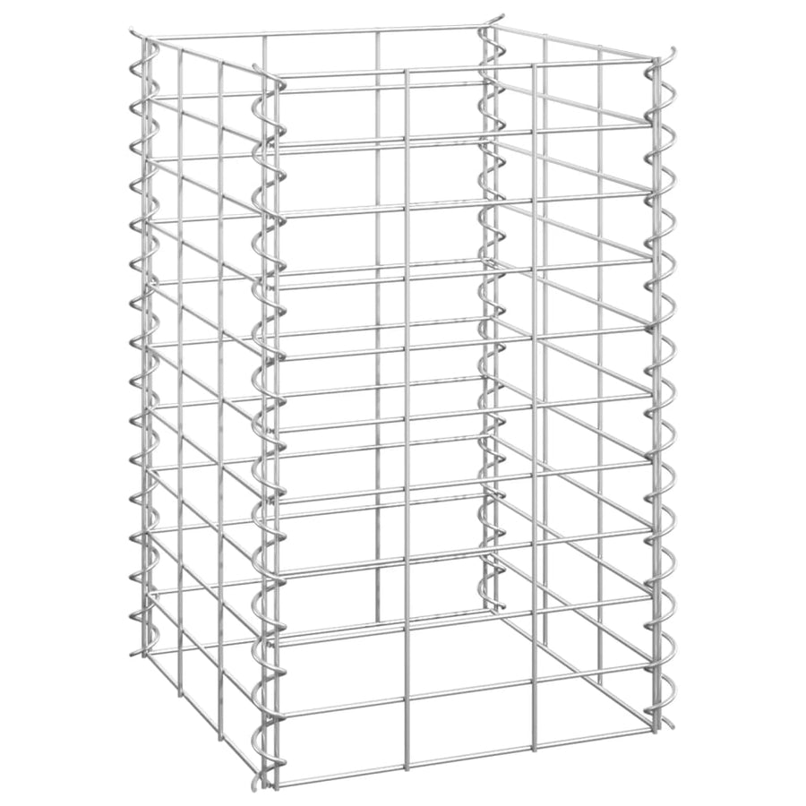 Gabion Plantenbakken 3 St Verhoogd 30X30X50 Cm Ijzer 30 x 30 x 50 cm (3 pcs)