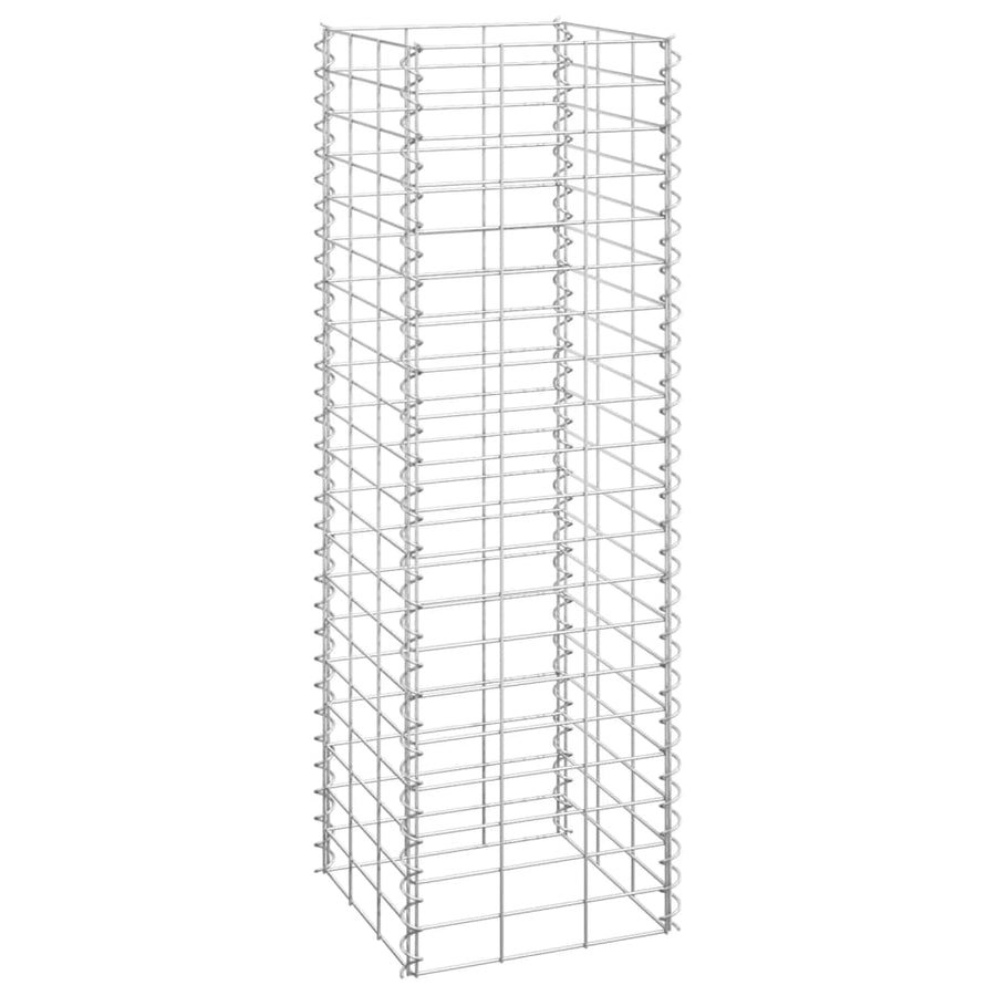 Schanskorf Plantenbakken 3 St Verhoogd 30X30X00 Cm Ijzer 30 x 30 x 100 cm (3 pcs)