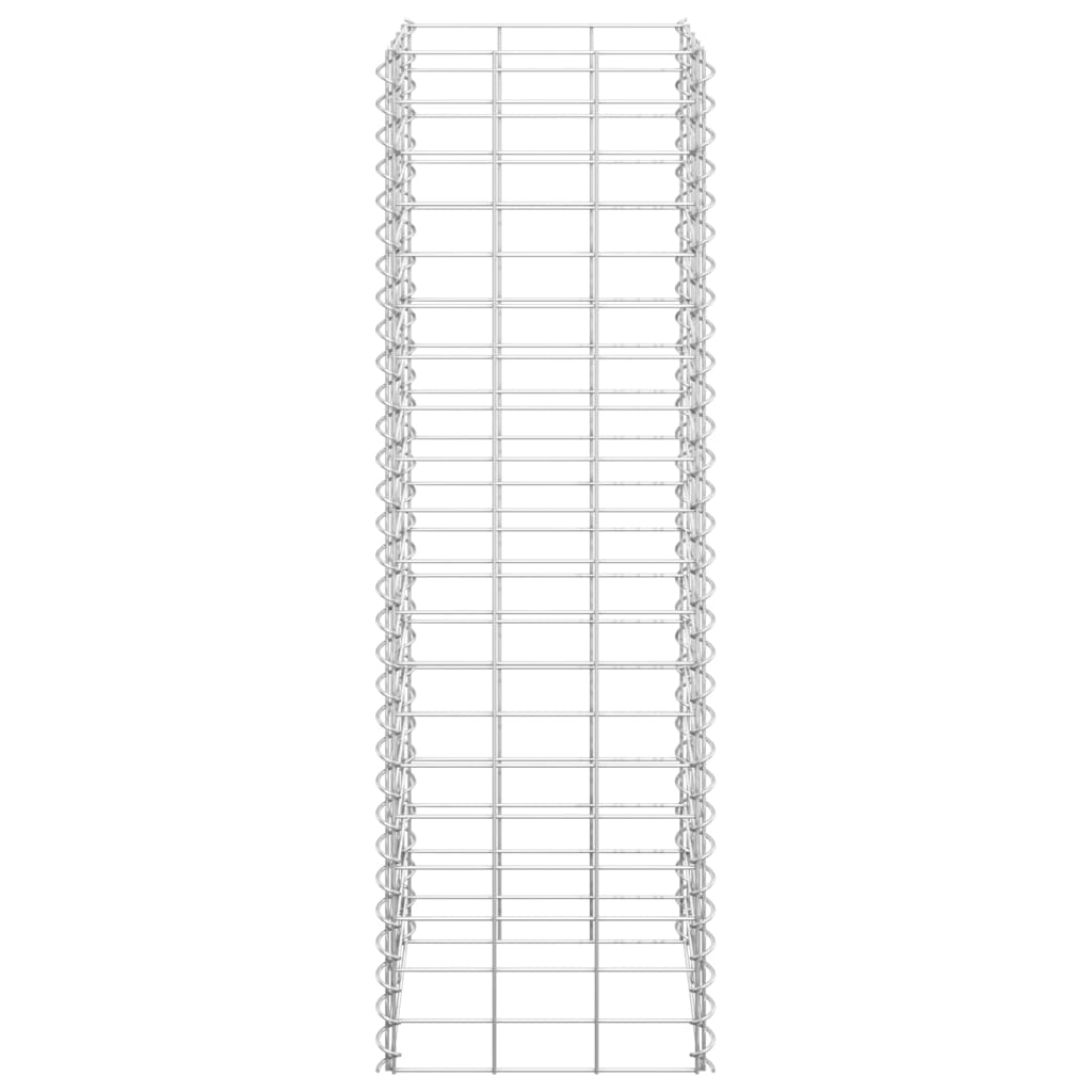 Schanskorf Plantenbakken 3 St Verhoogd 30X30X00 Cm Ijzer 30 x 30 x 100 cm (3 pcs)