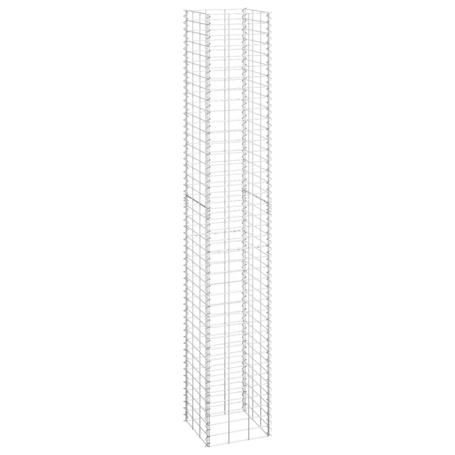 Schanskorf plantenbakken 3 st verhoogd 30x30x200 cm ijzer 30 x 30 x 200 cm (3 pcs)