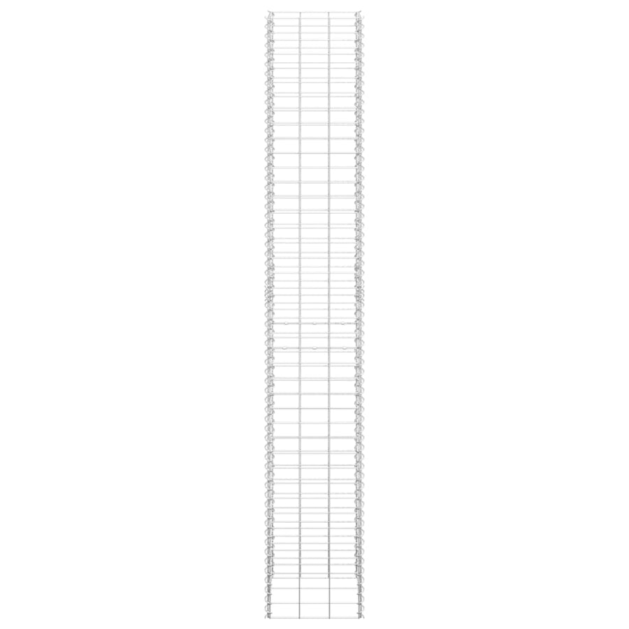 Schanskorf plantenbakken 3 st verhoogd 30x30x200 cm ijzer 30 x 30 x 200 cm (3 pcs)