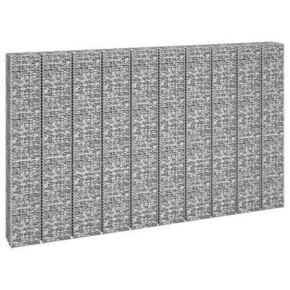 Schanskorf Plantenbakken 4 St 30X30X50/00/50/200 Cm Ijzer 30 x 30 x 50/100/150/200 cm (4 pcs)