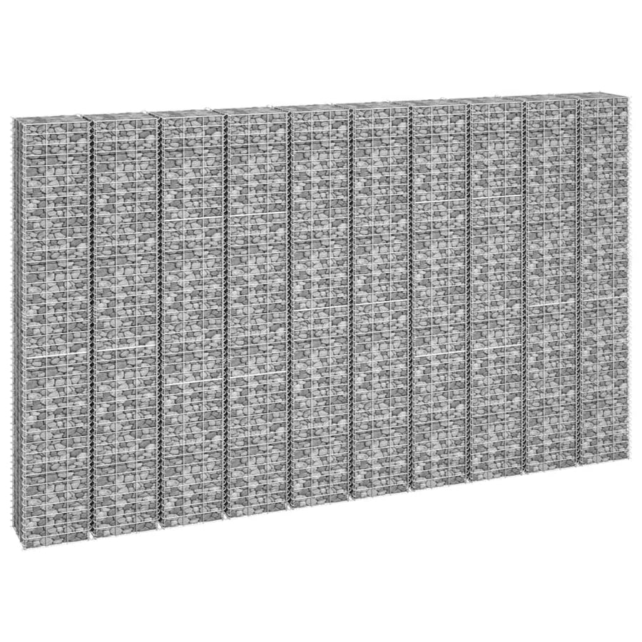 Schanskorf Plantenbakken 4 St 30X30X50/00/50/200 Cm Ijzer 30 x 30 x 50/100/150/200 cm (4 pcs)