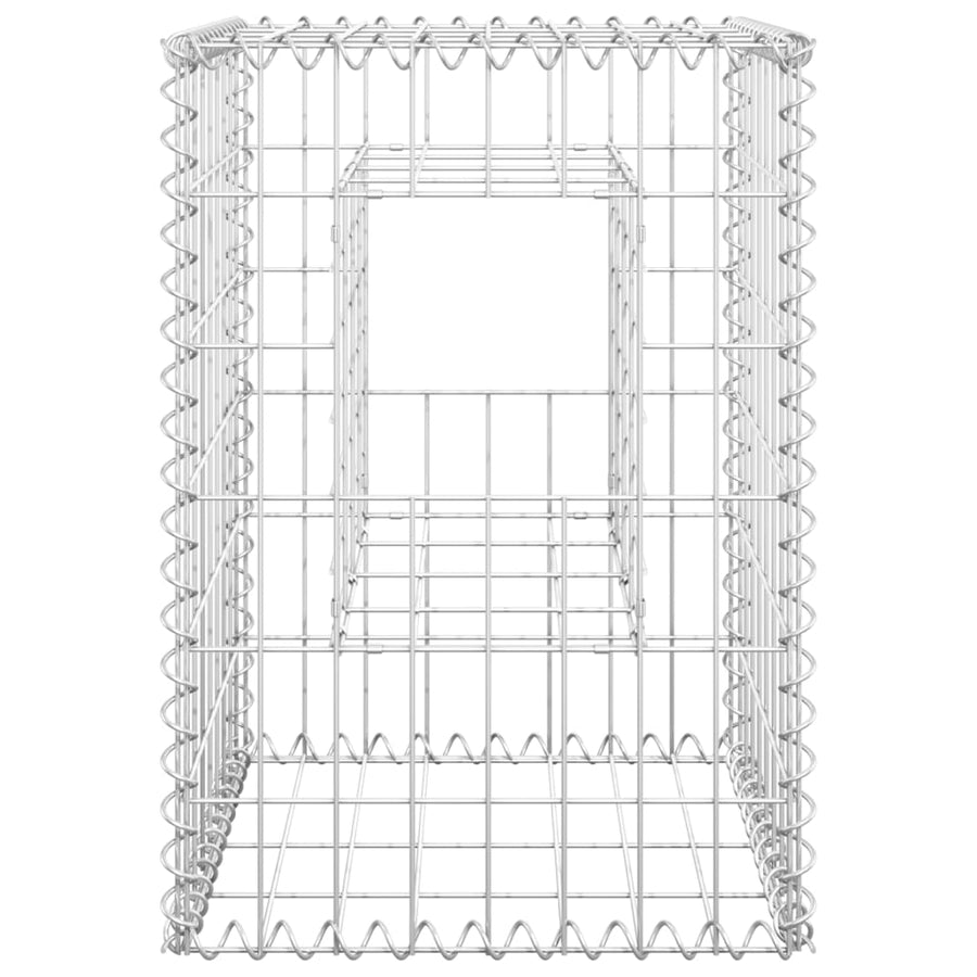 Schanskorf palen 2 st 40x40x60 cm ijzer 2 40 x 40 x 60 cm