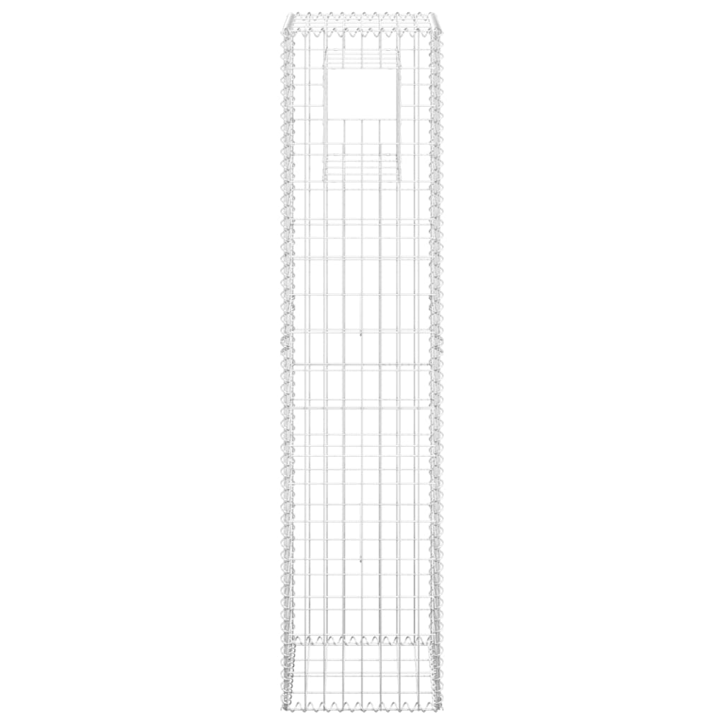 Schanskorf paal 40x40x180 cm ijzer 1 40 x 40 x 180 cm