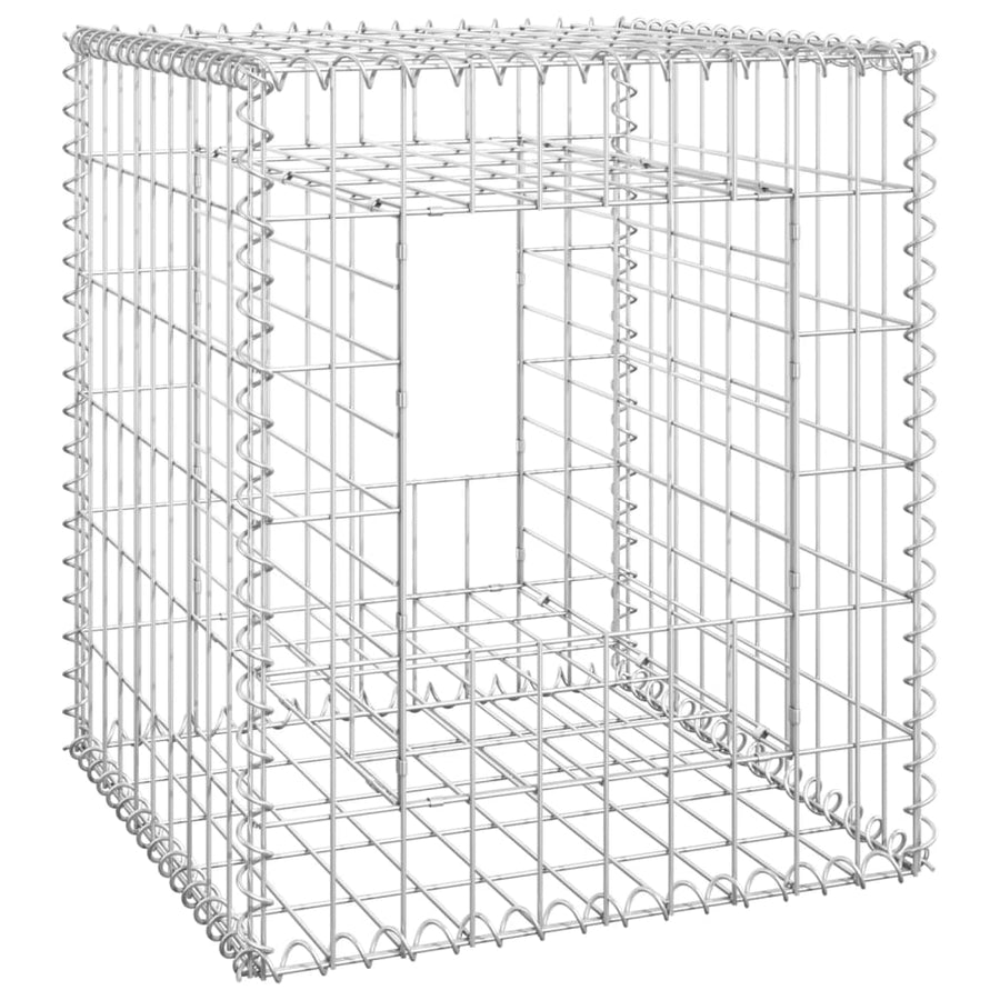 Schanskorf palen 2 st 50x50x60 cm ijzer 2 50 x 50 x 60 cm