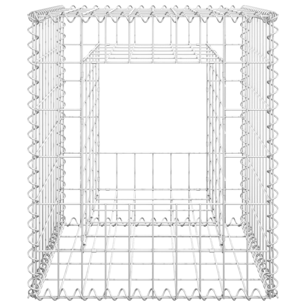 Schanskorf palen 2 st 50x50x60 cm ijzer 2 50 x 50 x 60 cm
