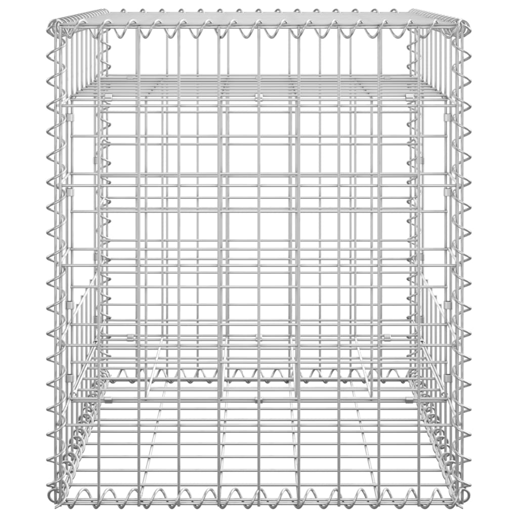 Schanskorf palen 2 st 50x50x60 cm ijzer 2 50 x 50 x 60 cm