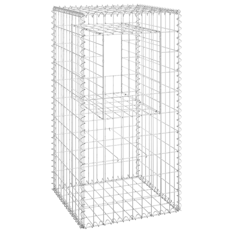 Schanskorf palen 2 st 50x50x100 cm ijzer 2 50 x 50 x 100 cm