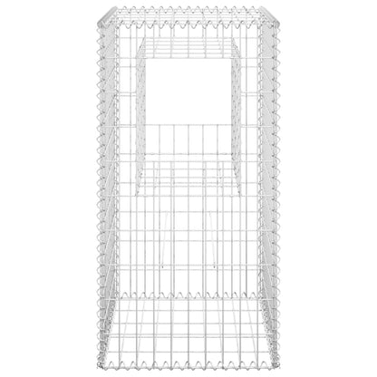 Schanskorf palen 2 st 50x50x100 cm ijzer 2 50 x 50 x 100 cm