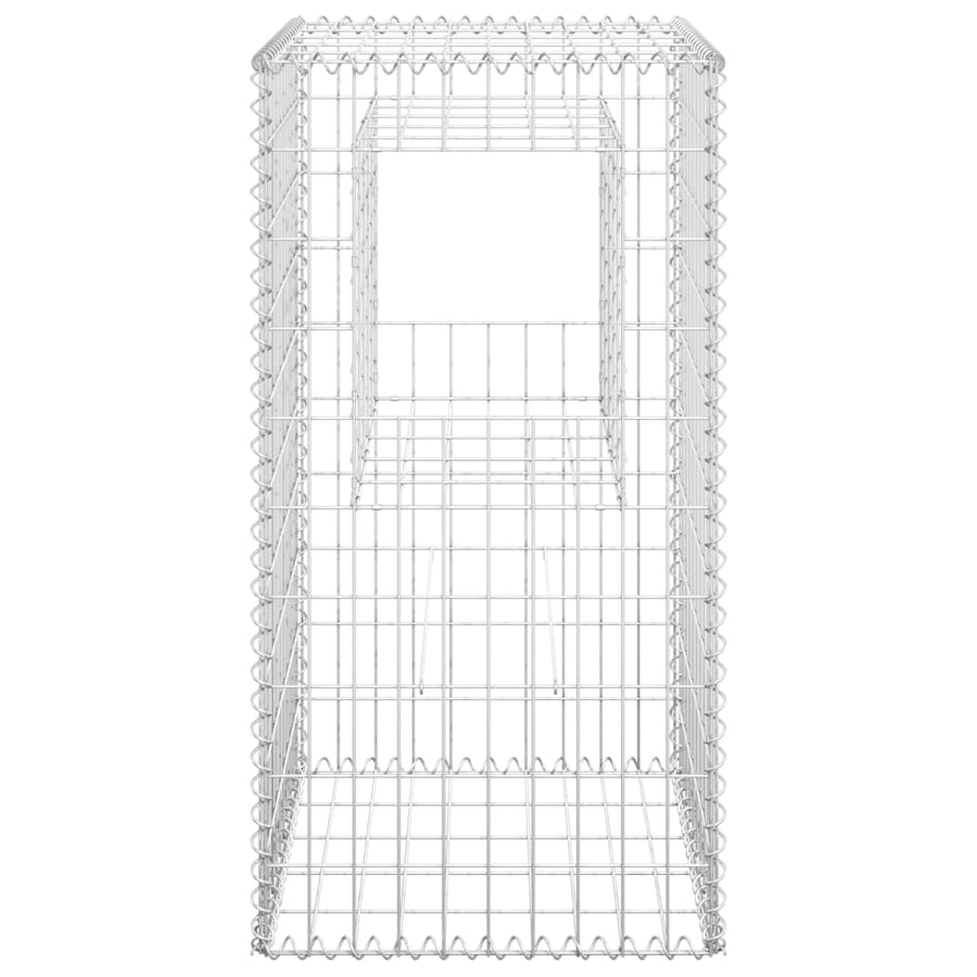 Schanskorf palen 2 st 50x50x100 cm ijzer 2 50 x 50 x 100 cm