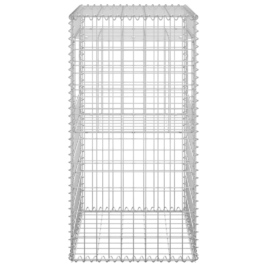 Schanskorf palen 2 st 50x50x100 cm ijzer 2 50 x 50 x 100 cm