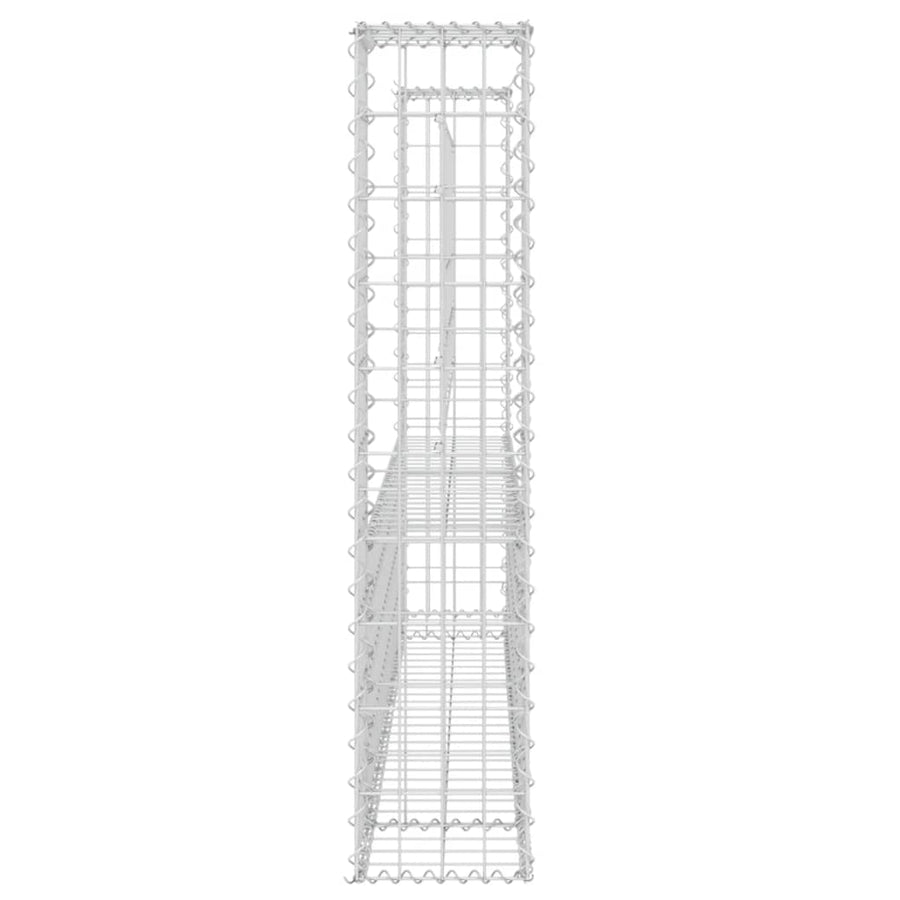 Schanskorf U-Vormig Met 2 Palen Ijzer 140 x 20 x 100 cm