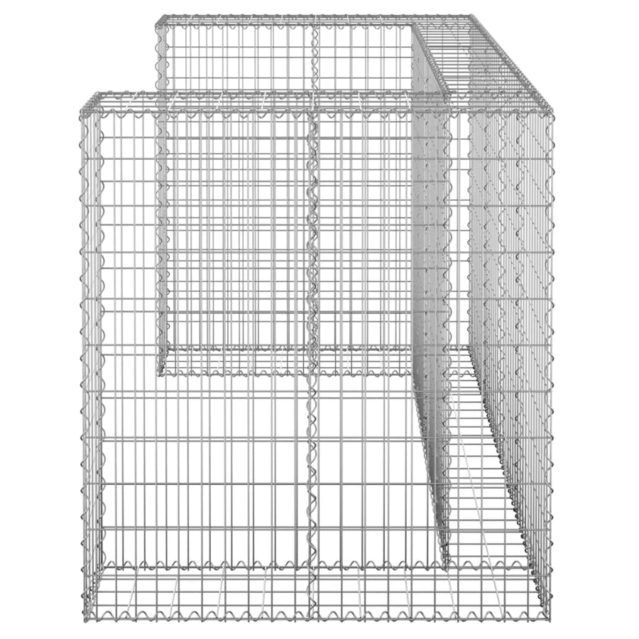 Schanskorf Voor Containers Gegalvaniseerd Staal 180 x 100 x 110 cm