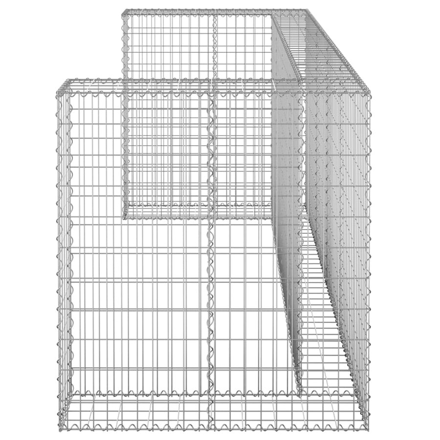 Schanskorf Voor Containers Gegalvaniseerd Staal 254 x 100 x 110 cm