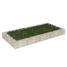 Gabion Plantenbak Verhoogd Gegalvaniseerd Staal 200 x 100 x 20 cm