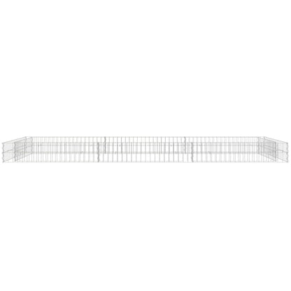 Gabion Plantenbak Verhoogd Gegalvaniseerd Staal 300 x 100 x 20 cm