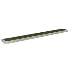 Gabion Plantenbak Verhoogd Gegalvaniseerd Staal 800 x 100 x 20 cm