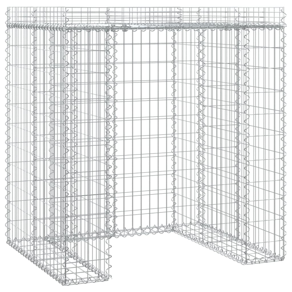 Schanskorf Voor Vuilnisbak 110X91X120 Cm Gegalvaniseerd Ijzer 1 container