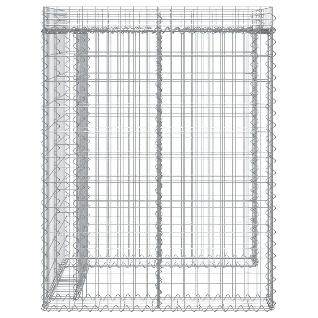 Schanskorf Voor Vuilnisbak 110X91X120 Cm Gegalvaniseerd Ijzer 1 container
