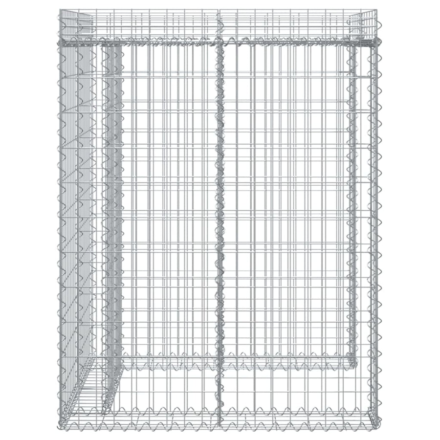 Schanskorf Voor Vuilnisbak 110X91X120 Cm Gegalvaniseerd Ijzer 1 container