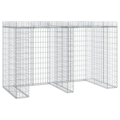 Schanskorf Voor Vuilnisbak 192X91X120 Cm Gegalvaniseerd Ijzer 2 containers