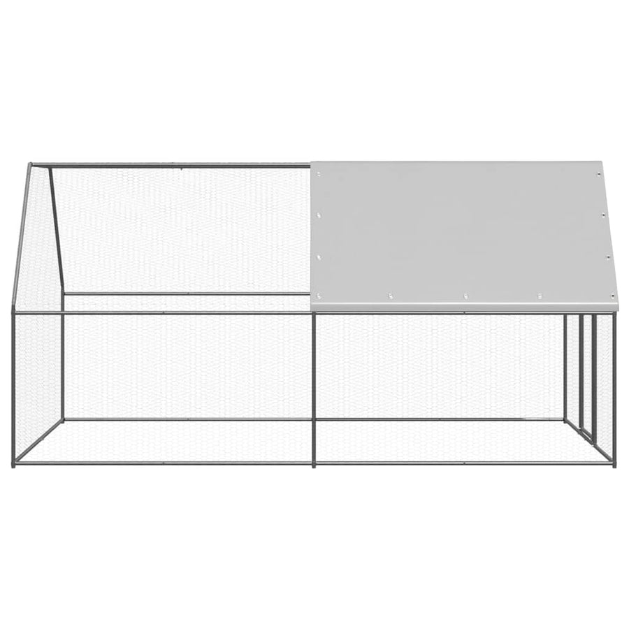 Kippenhok Gegalvaniseerd Staal 2 x 4 x 2 m