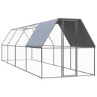 Kippenhok 2x8x2 m gegalvaniseerd staal