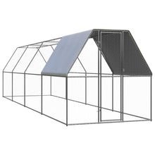 Kippenhok Gegalvaniseerd Staal 2 x 8 x 2 m