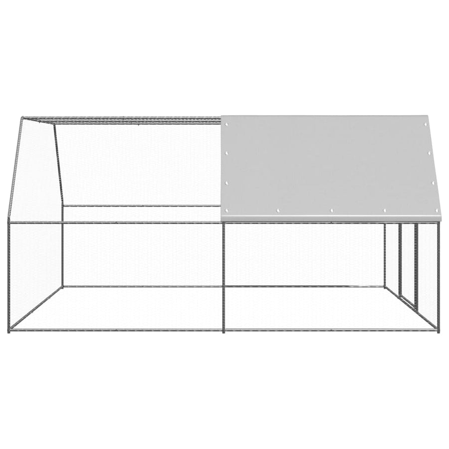 Kippenhok Gegalvaniseerd Staal 3 x 4 x 2 m